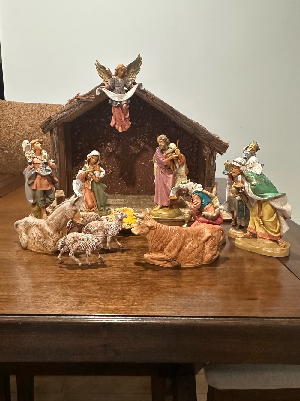 Fontanini Nativity Set with Stable - Holiday Decor
